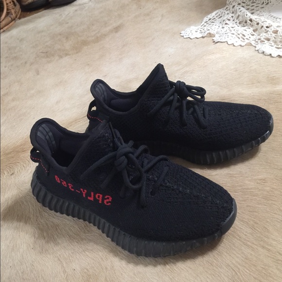 Yeezy Shoes - Black and red Yeezy Boost